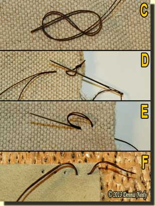 Knots and thread anchoring methods.